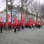 Manifestation  Bruxelles le 19 mars 2005 photo n1 